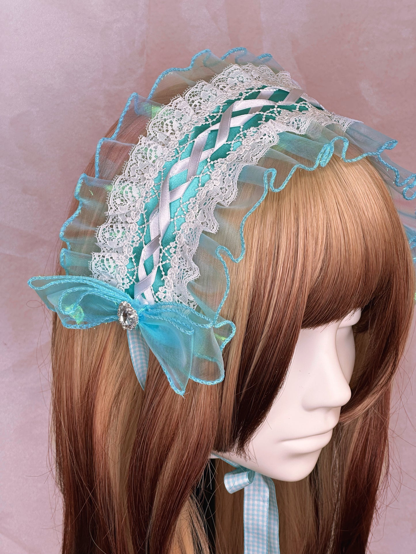 Iridescent Blue Headdress