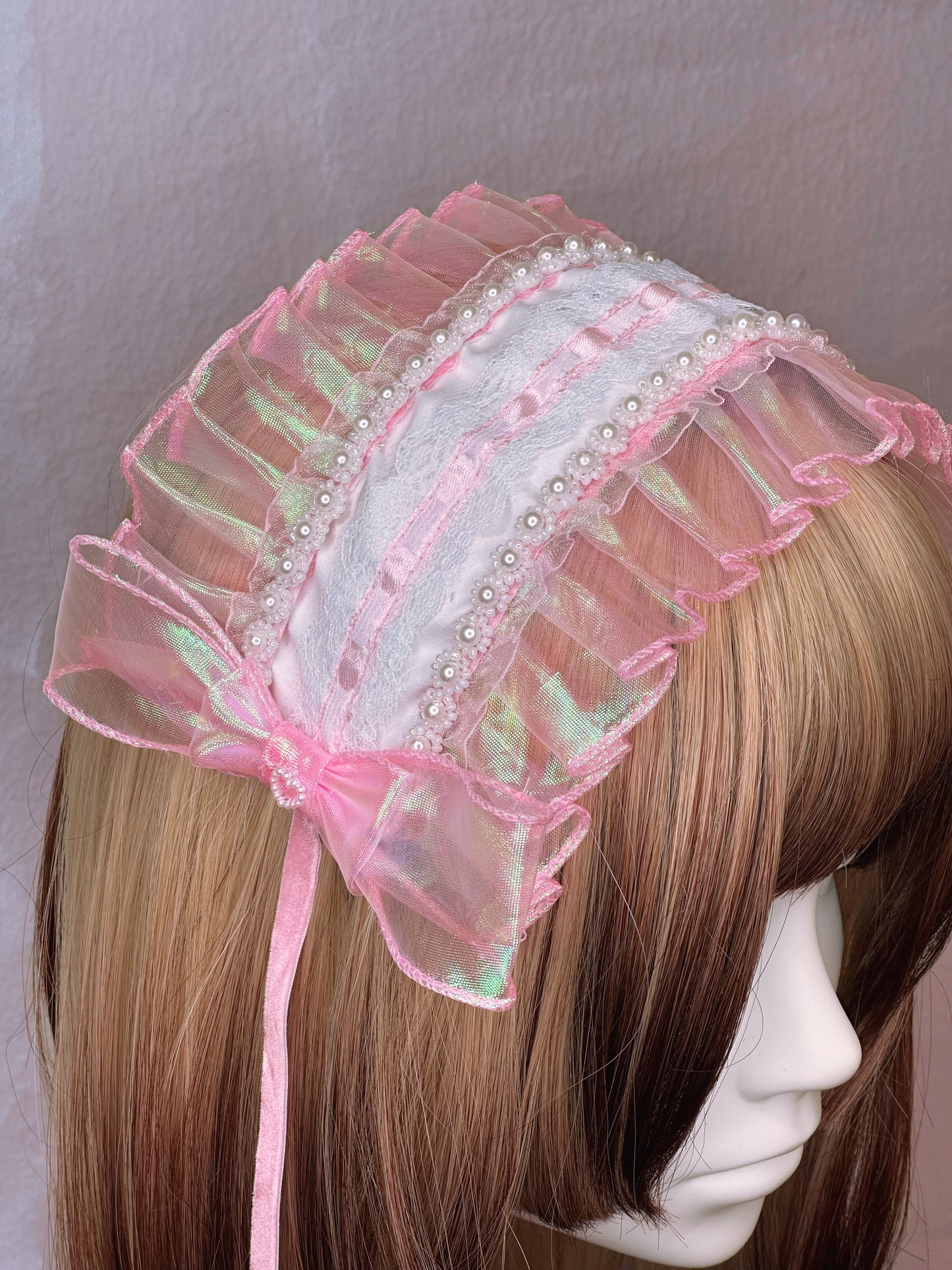 Iridescent Pink Headdress