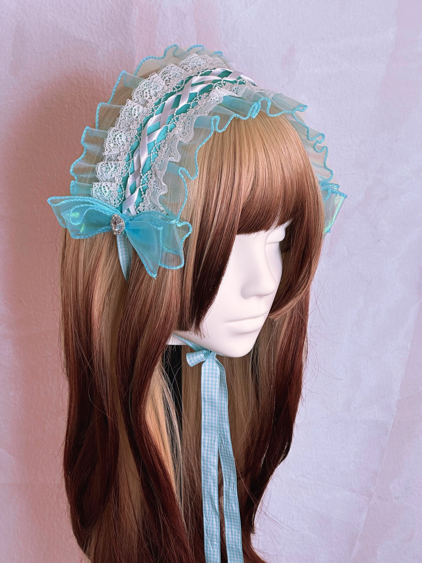Iridescent Blue Headdress