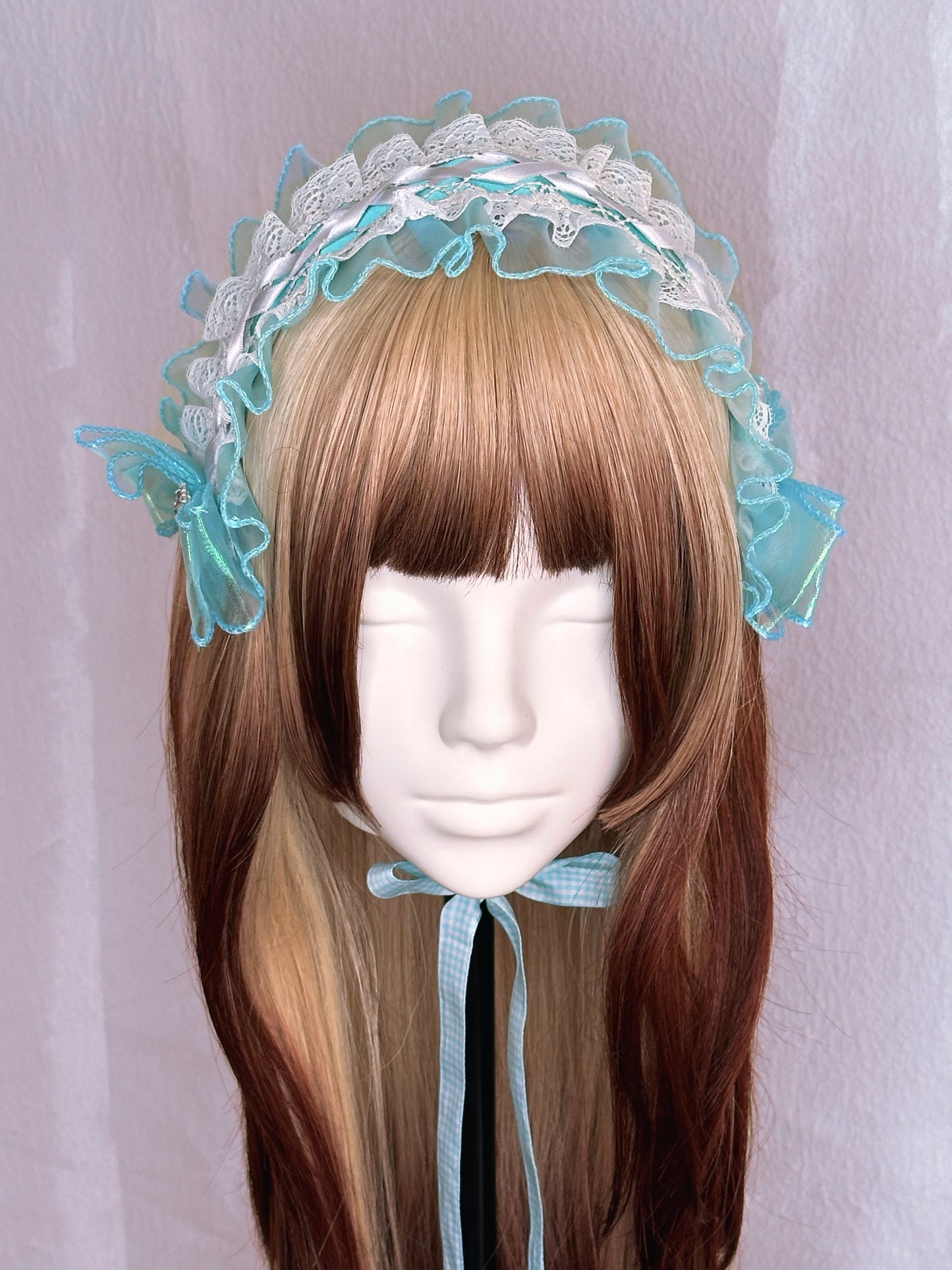 Iridescent Blue Headdress