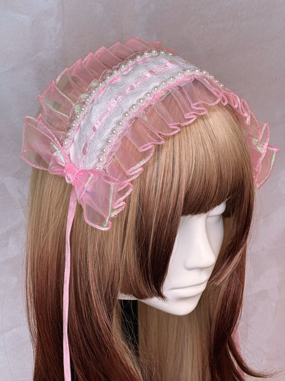 Iridescent Pink Headdress