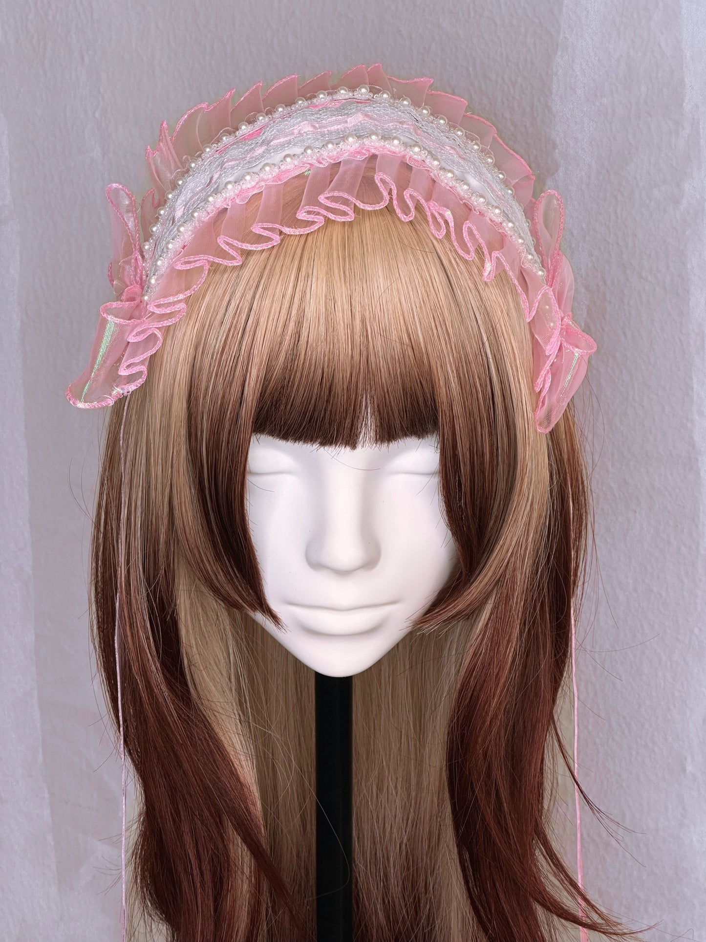 Iridescent Pink Headdress
