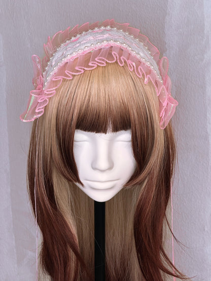 Iridescent Pink Headdress