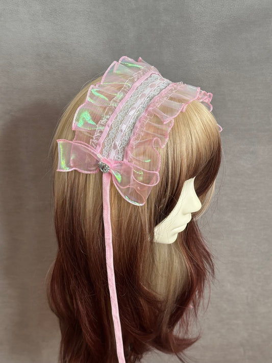 Iridescent Pink Headdress