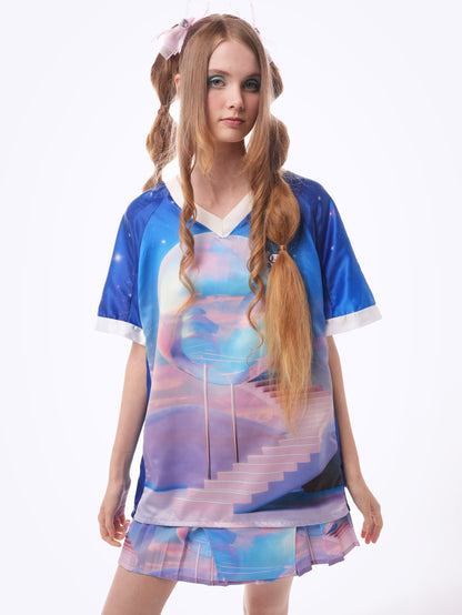 Retro Futurism Sport Tee